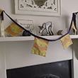 Orange and Purple Bunting - Orange and Purple Bunting